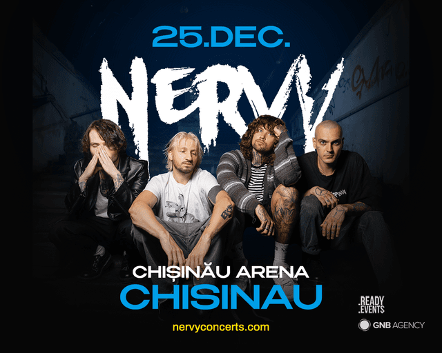 NERVY revin la CHIȘINĂU