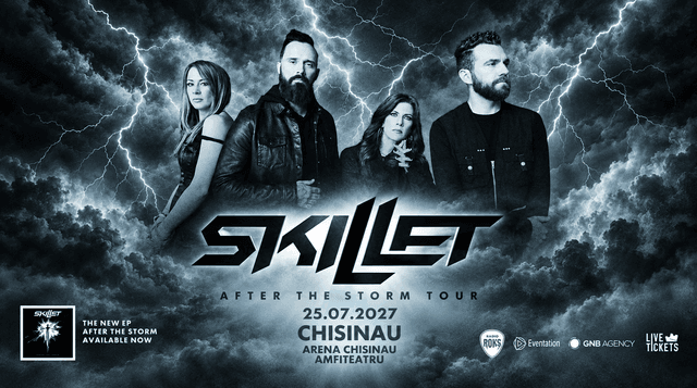 SKILLET COMING TO CHISINAU