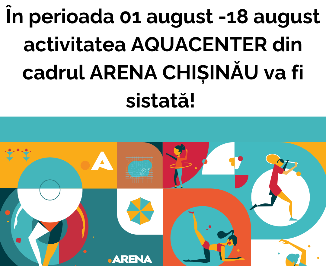 Aquacenter din cadru Arena Chișinău va fi suspendată!